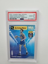 2021-22 Hoops Jonathan Kuminga Arriving Now Winter PSA 10 POP 1