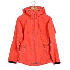 Mammut Wenaha Women’s Hard Shell Hooded Waterproof Jacket Coral Orange Size Xs