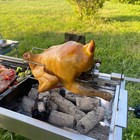 <!--F#f_0-->2Pcs 4 Prongs Barbecue Forks Stainless Steel Outdoor Rotisserie Meat BBQ Supply<!--F/-->