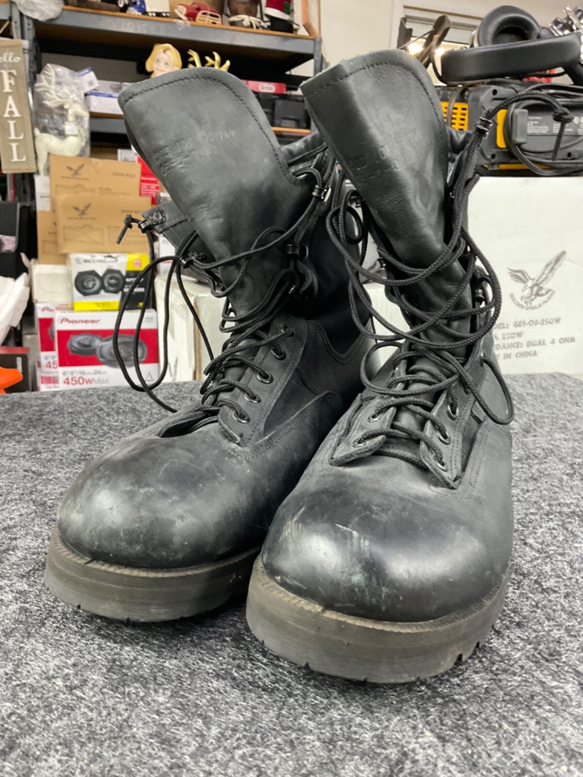 Bellville US ICB Goretex Combat Boots Black Size 12.5 R Waterproof Tactical-image