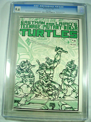 Teenage Mutant Ninja Turtles Issue 4 CGC 9.6 1985 1st Print