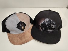 Lot Of 2 Marvel Heroes Black Panther Youth Snapback Adjustable Cap Hat