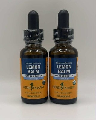 2PK Herb Pharm Lemon Balm ~ 1 Fluid Ounce Each ~ EXP 11/28 ~ FAST SHIP ~ SEALED