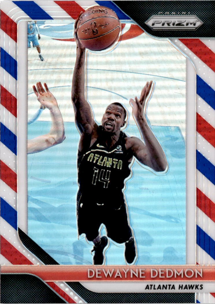 2018-19 Panini Prizm #58 Dewayne Dedmon Red White Blue Atlanta Hawks