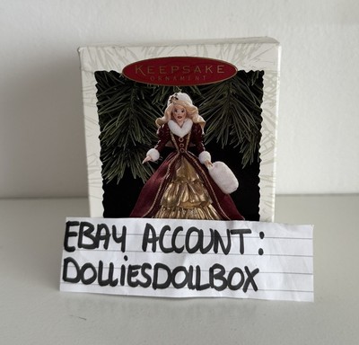 1996 Vintage Barbie Hallmark Keepsake Holiday Christmas Ornament