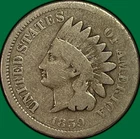 1859 Indian Head Cent Good G Coin #40329