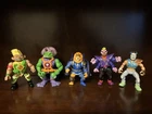 Vintage 1990s Action Figures Lot of 5 - Toxic Crusaders, TMNT, Stone Protectors