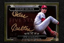 2020 Topps Five Star Steve Carlton Golden Graphs Auto Green /15 Cardinals RP119