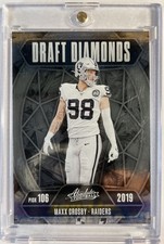 Panini 2025 Absolute Draft Diamonds #DD-MCY Maxx Crosby Raiders