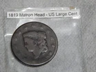 Photo of a 1819-P Large Cent from an eBay listing that sold on Jul 16, 2026