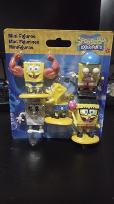 SpongeBob Squarepants 2'' Mini Figures 5 Piece Set Nickelodeon  2022 New