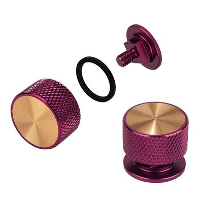 Two-Color Aluminum Pipeliner Welding Helmet Fasteners (Round) Headgear 1 Pair