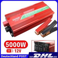 1x Inverter 12V NEU Wechselrichter Reiner Reise 5000W Spannungswandler