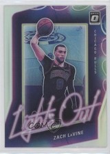 2020-21 Panini Donruss Optic Lights Out Holo Prizm Zach LaVine #13 s3g