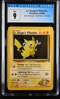 2000 POKEMON GYM HEROES 1ST EDITION #81/132 LT. SURGE'S PIKACHU CGC 9