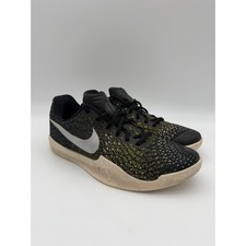Nike Kobe Mamba Rage Black Tour Yellow White Basketball Shoes 852473-017 Mens 10