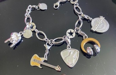 Hard Rock Cafe charm Bracelet with 4 interchangeable  Charms RRP £120
