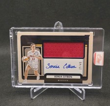 2025 Panini One & One WNBA Sonia Citron RC Rookie Jersey Blue Auto /49 #RJJ-SC