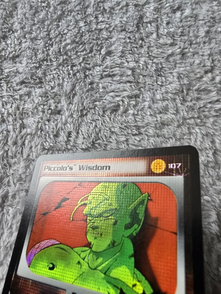 DBZ Dragon Ball Z FOIL Piccolo's Wisdom 107 CCG Unlimited Frieza Saga MP - Image 2 of 4