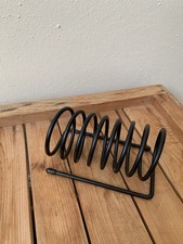 Black Metal Spiral Paper Desk Organizer