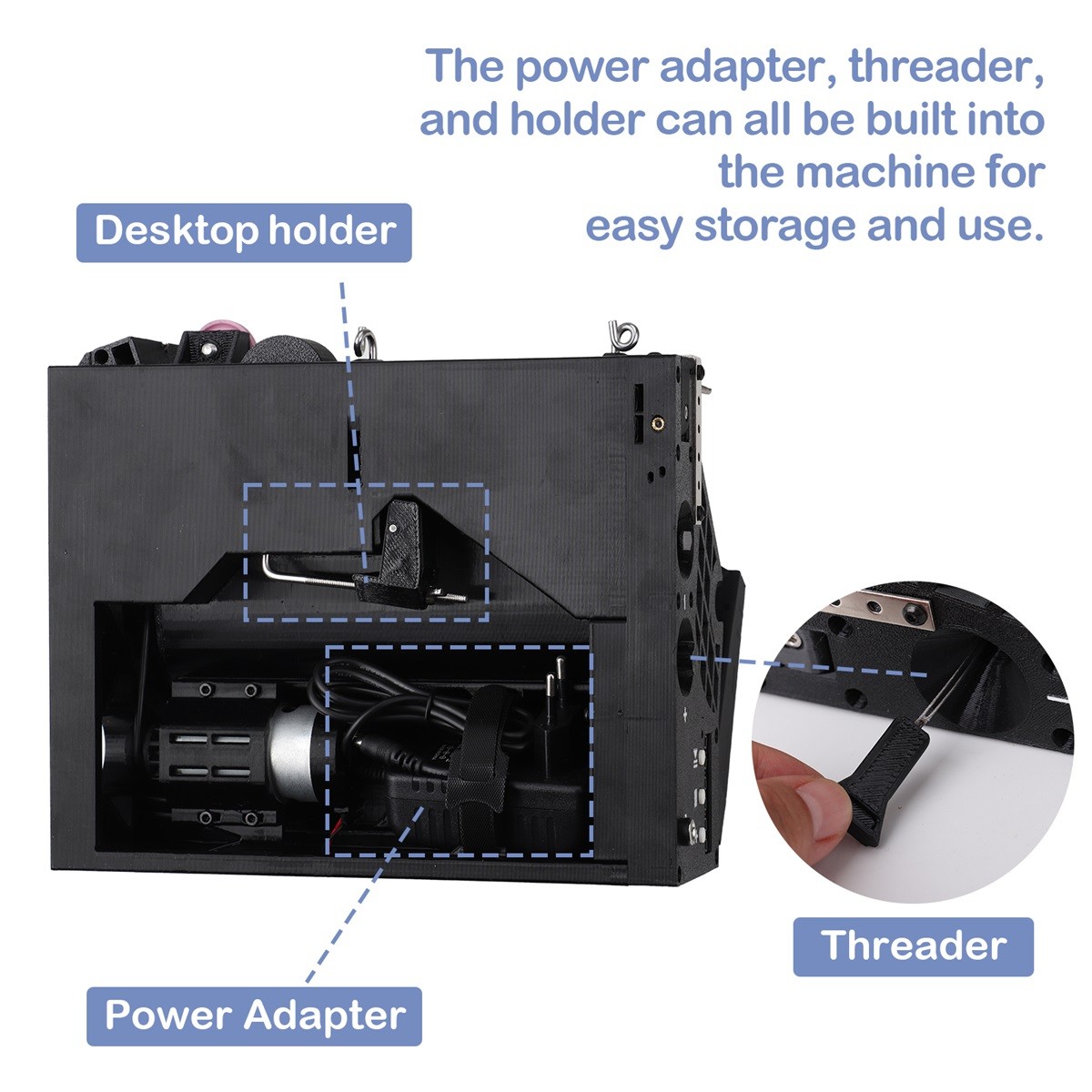 Electric Yarn Winder Tufting DIY Automatic Yarn Ball Winder With Digital Display