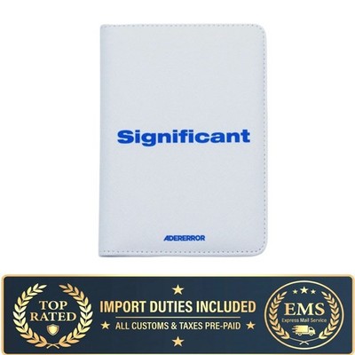 Ader Error Significant Passport Wallet White FYAVFYWA0101