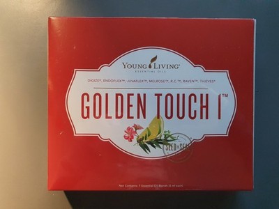 YOUNG LIVING  - Golden Touch 1 Oil Set - 7 Essential Oils - NEW 