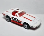 Vintage 1983 Matchbox Lesney Superfast #40 Chevrolet Corvette  in White w/T-Top