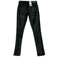 Levi's Jeans Hose Schwarz Bold Curve Skinny 803 Damen W24 L32 Levis Jeanshose