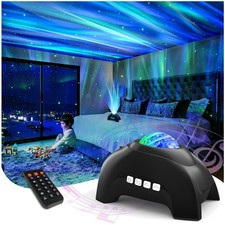 Star Projector Night Light with White Noise