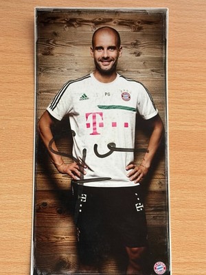 Pep Guardiola FC Bayern München Autogrammkarte original signiert #55173