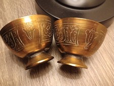 Middle Eastern Brass Bowls