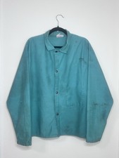 True Vintage 1960 s Mint Green Workwear Jacket Button Up Type 1 Chore Thrashed