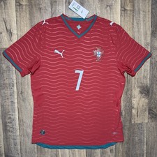 NWT Cristiano Ronaldo Portugal Puma 2026 Home On-Field Authentic Jersey Men s L