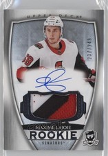 2018-19 Upper Deck The Cup Rookie 237/249 Max Lajoie Maxime #108 Patch Auto 0bz8