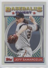 2020 Topps Finest Flashbacks Refractor Jeff Samardzija #166 g1z