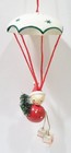Erzgebirge Style Italy Santa Claus Parachute Tree Gift Wooden Wood Vntg Ornament — photo 2