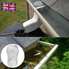 4PCS Roof Gutter Guard Filters Downpipe Stop Leaf Drains Filter Strainer Net UK
