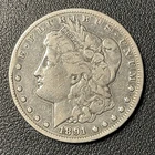 1891-CC Morgan Silver Dollar