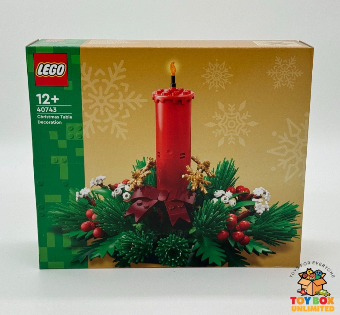 LEGO Iconic 40743 Weihnachtsgesteck Bausatz, Weihnachten Weihnachtskranz - Bild 2