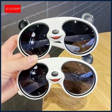 KLASSNUM Kids Boys Girls Funny Panda Sunglasses Cute Cartoon Children's Sun