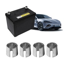 2Pairs Battery Post Shims, Battery Terminal Adapter, Car Battery Negative Bat...