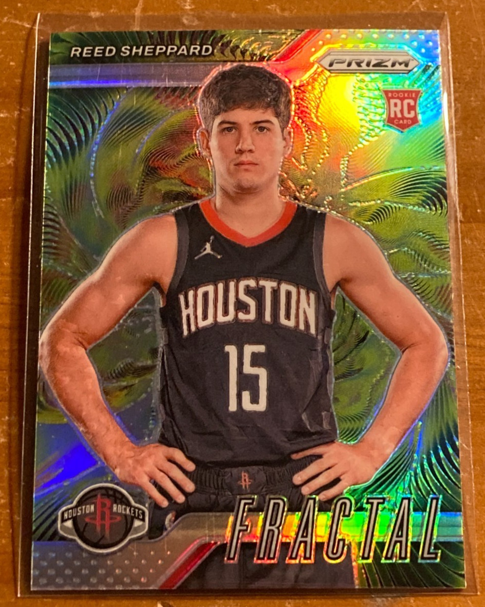 2024-25 Panini Prizm Reed Sheppard Rookie RC Fractal Silver Prizm #2