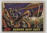 1962 Topps Bubbles Mars Attacks! Burning Navy Ships #6 7ut