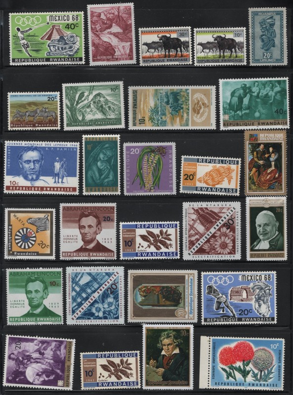 Centsational Rwanda Amazing Unused/Mint Group
