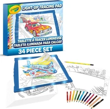 Light up Tracing Pad - Blue, Drawing & Tracing Projector for Kids, Holiday & Chr