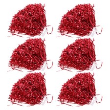 12 Pcs Cheerleading Hand Flower Cheering Props Pompoms Squad Supplies