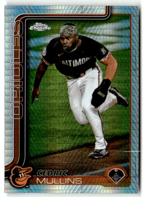 2025 Topps Chrome MLB No. 5 Cedric Mullins Hyper Refractor