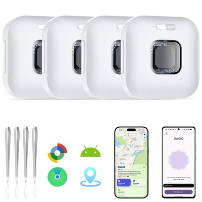 Dual System (iOS & Android) Tracker Tags 3 Pack (Colorful), New Key Finder Tr...