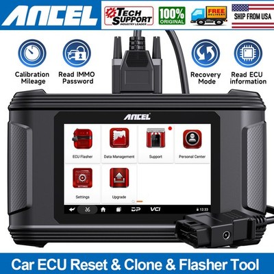 ANCEL EC500 OBD2 Scanner ECM ECU Flashing Cloning Reset Read Write EEPROM Tool
